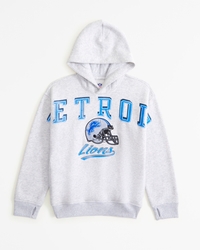 detroit lions graphic popover hoodie
