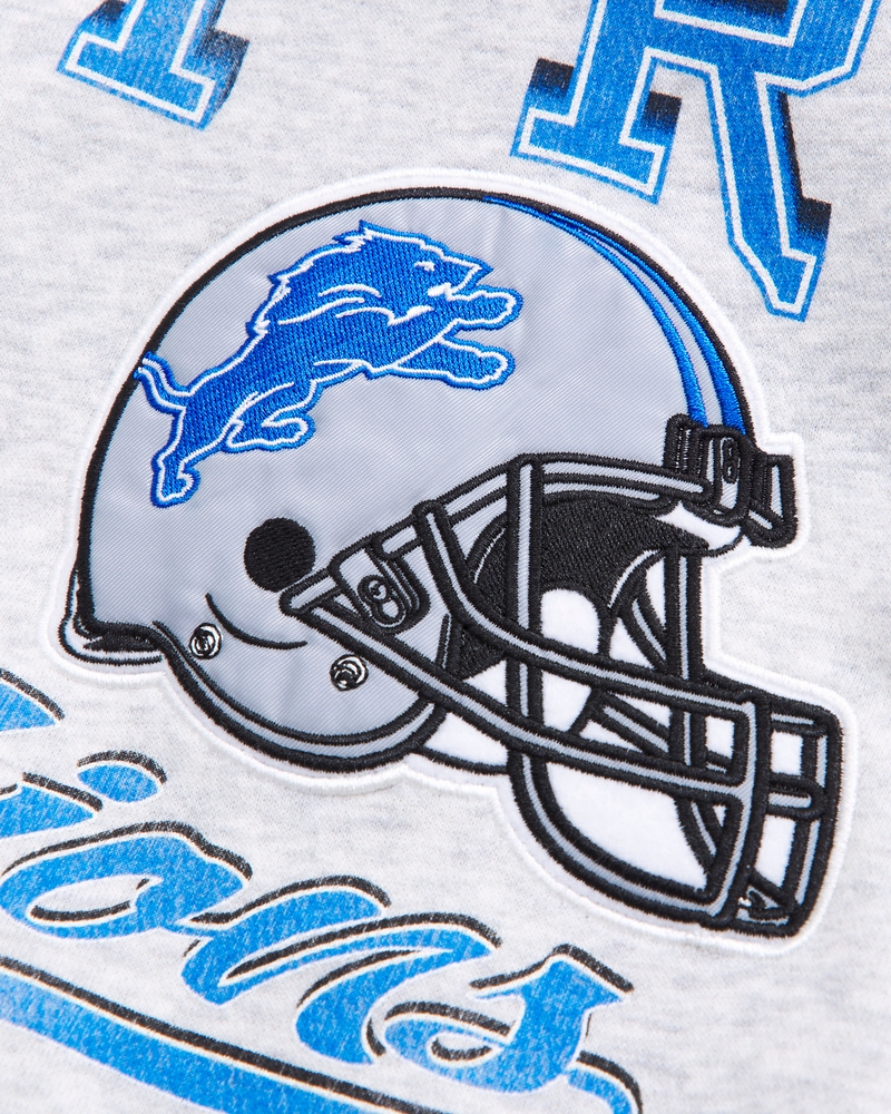 detroit lions graphic popover hoodie