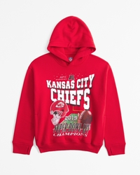 kansas city chiefs graphic popover hoodie