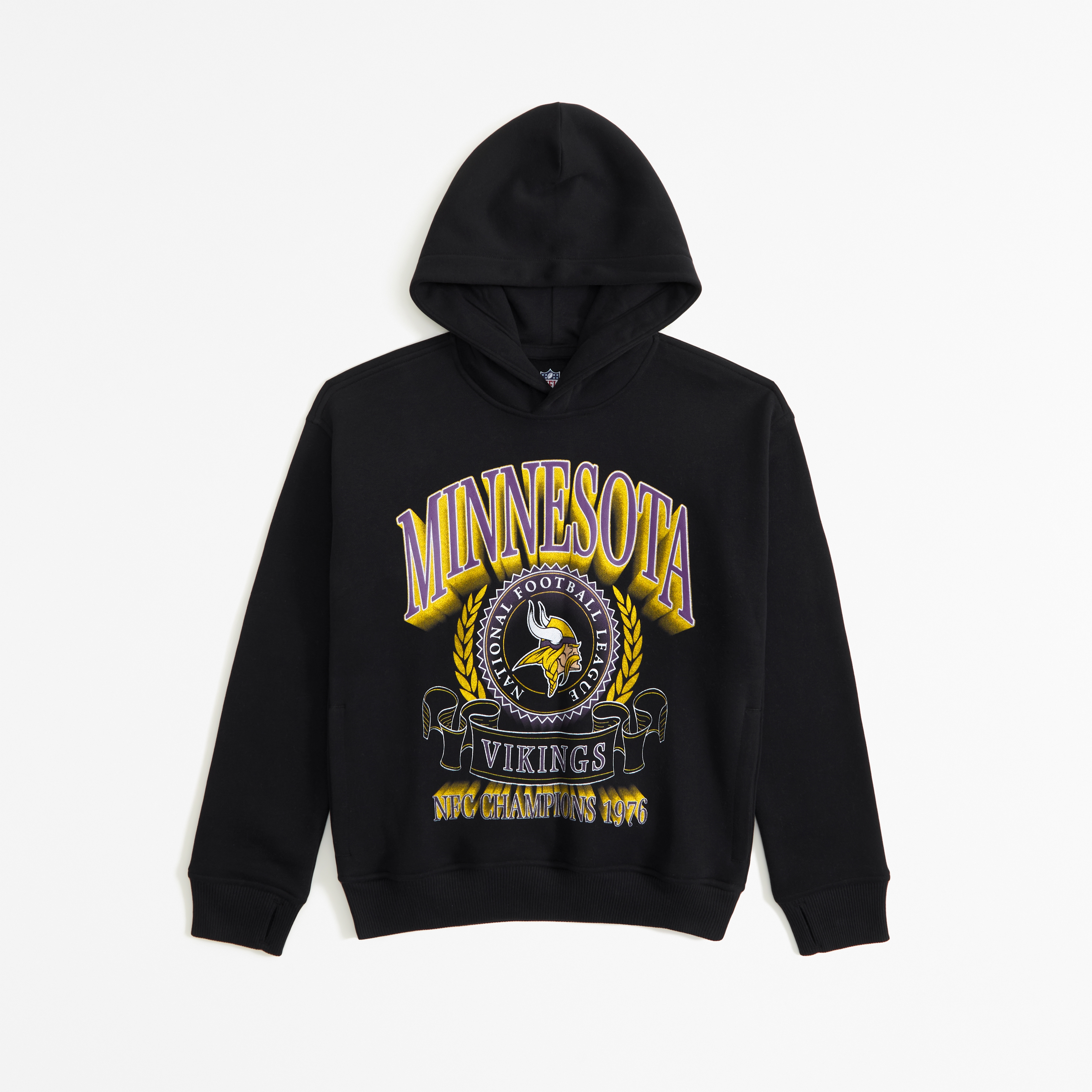 Abercrombie & Fitch Kids' Minnesota Vikings Graphic Popover Hoodie