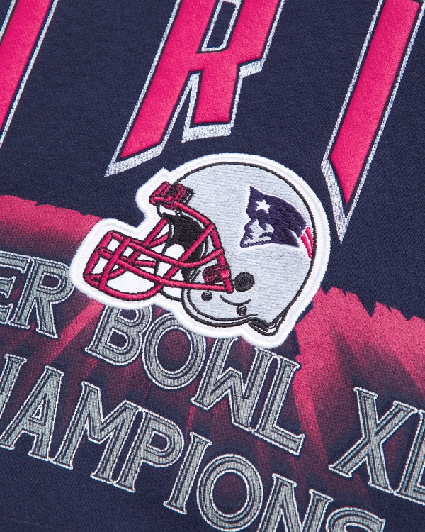 new england patriots graphic popover hoodie