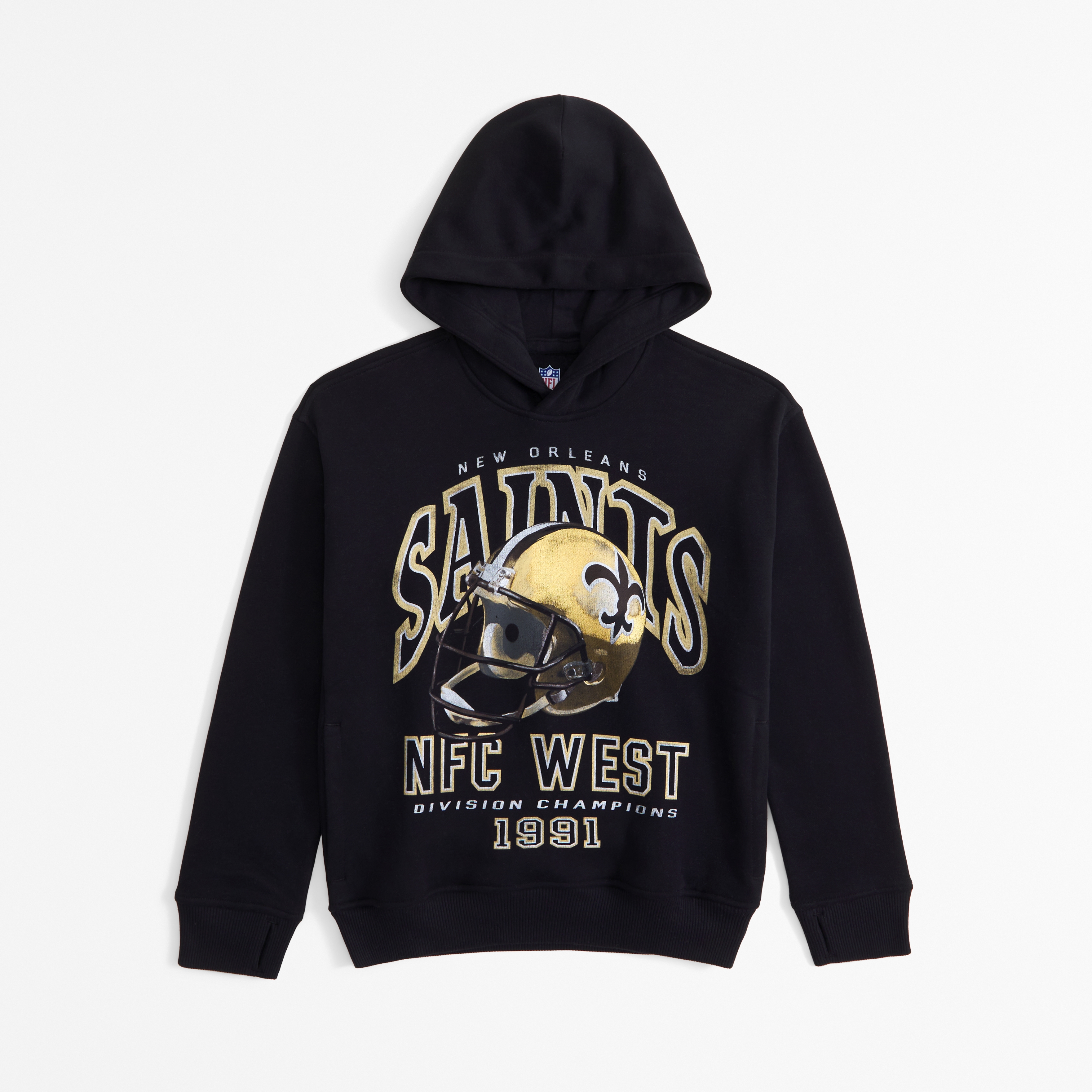 Abercrombie & Fitch Kids' New Orleans Saints Graphic Popover Hoodie