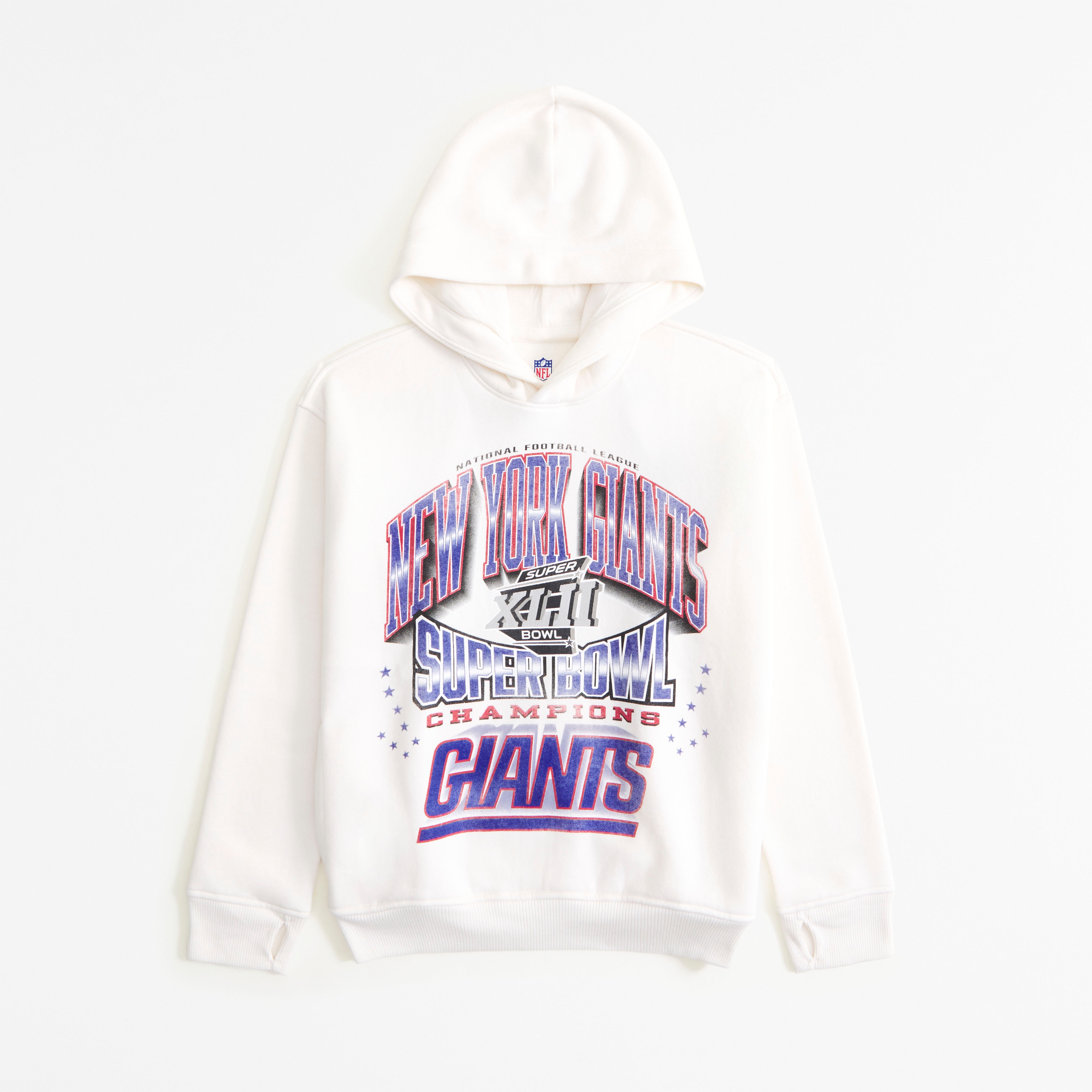 Abercrombie & Fitch Kids' New York Giants Graphic Popover Hoodie