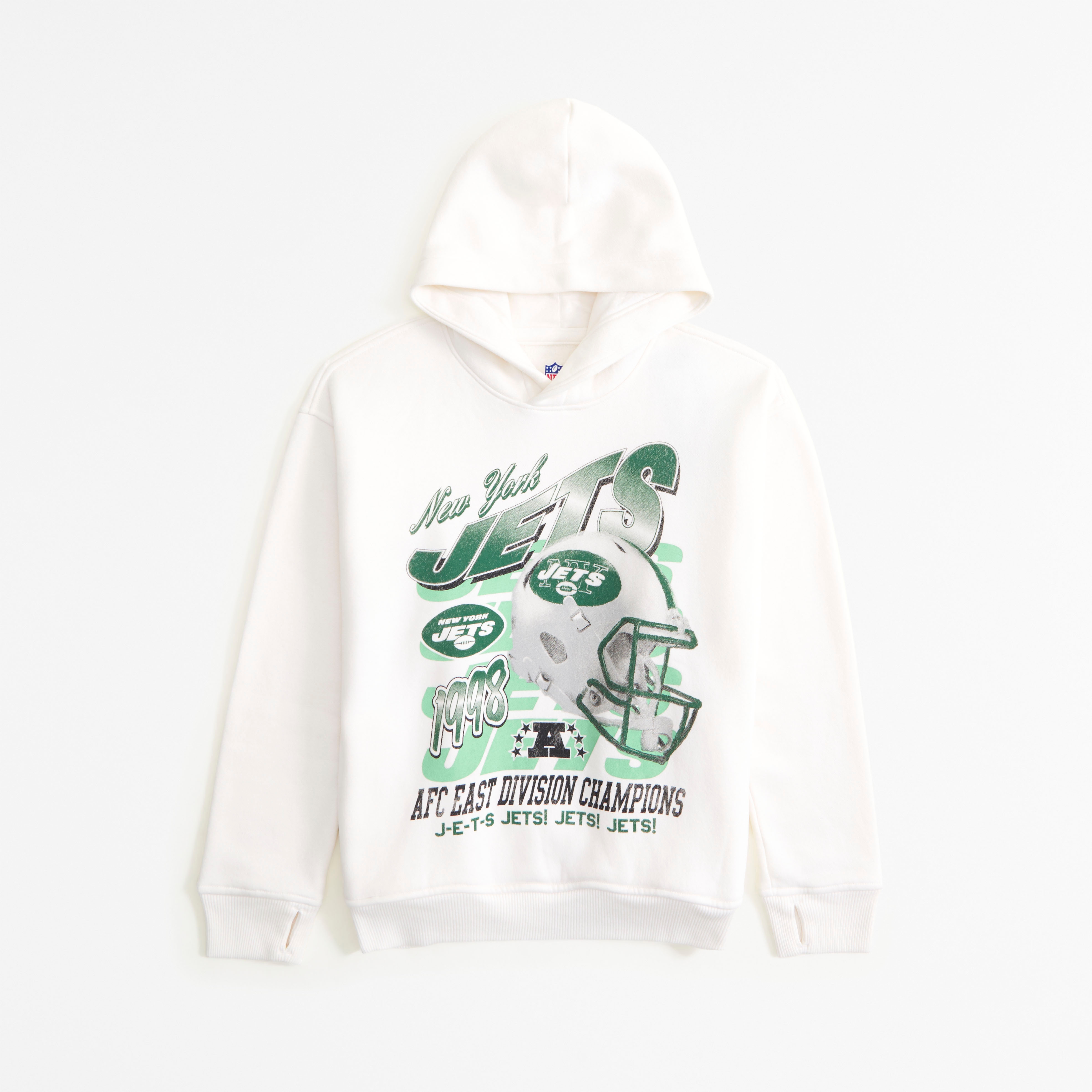 Abercrombie & Fitch Kids' New York Jets Graphic Popover Hoodie
