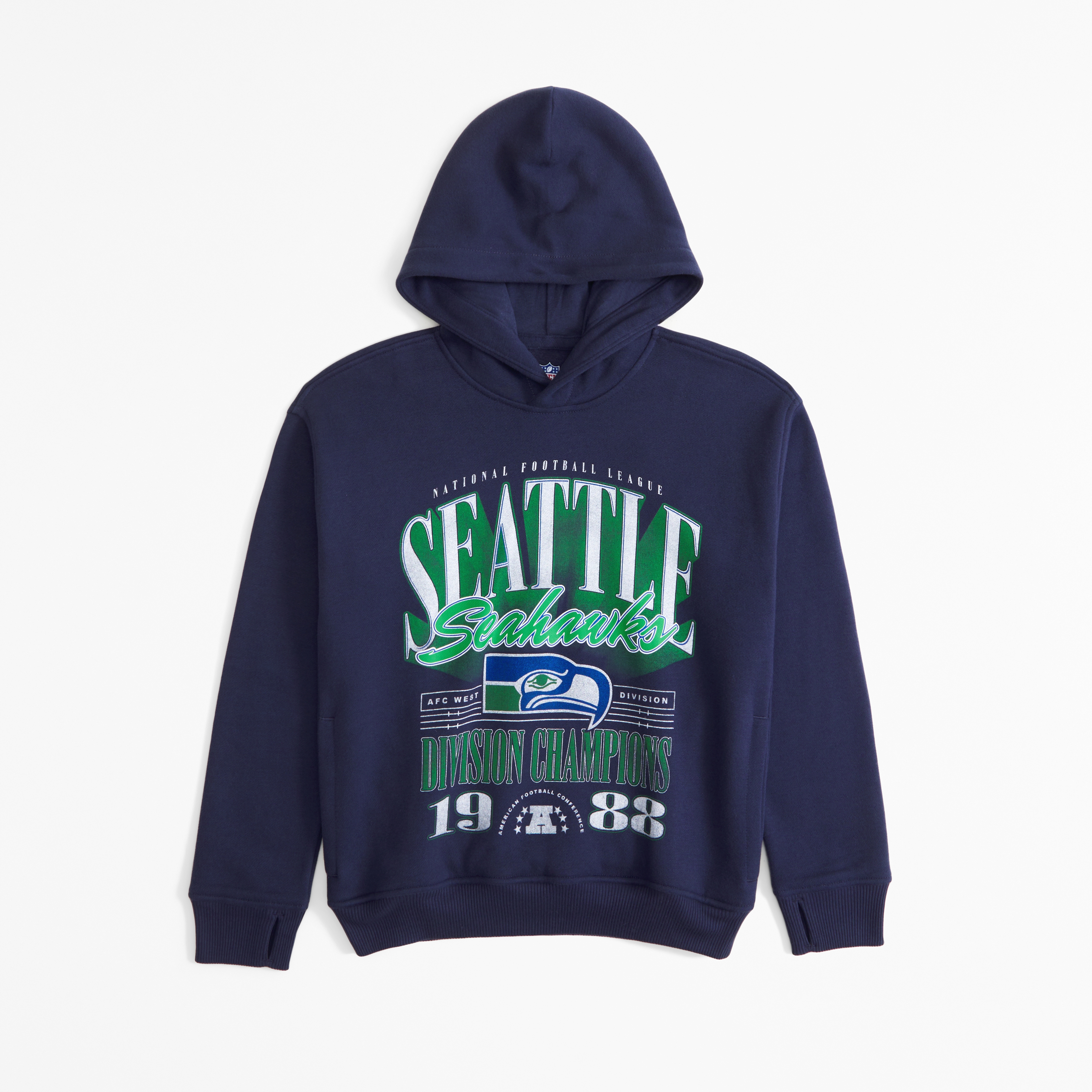 Abercrombie & Fitch Kids' Seattle Seahawks Graphic Popover Hoodie