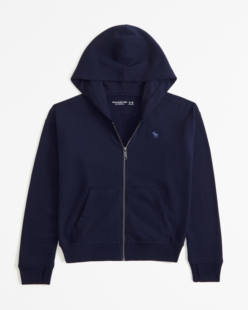 essential icon full-zip hoodie