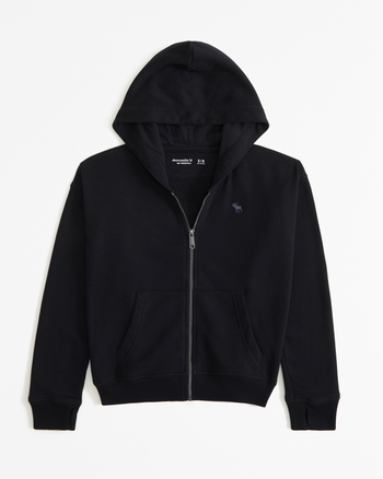 boys essential icon full zip hoodie boys tops Abercrombie
