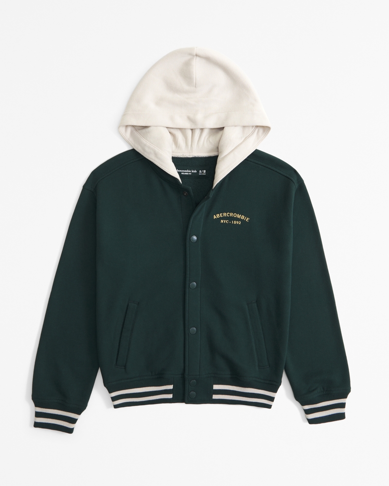 Abercrombie green shops hoodie