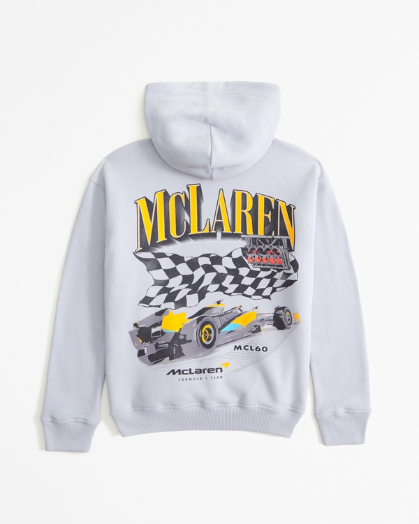 mclaren graphic popover hoodie, Silver