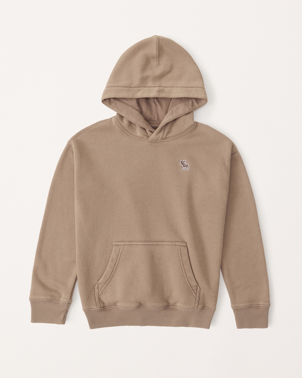 Hollister California Women's Embroidered Logo Graphic Full Zip Sherpa Lined  Sweatshirt, Brown, Medium Brown, 10, brown : : Fashion