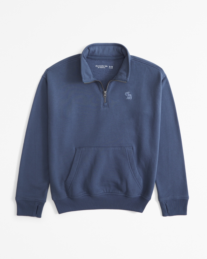 essential icon quarter-zip sweatshirt