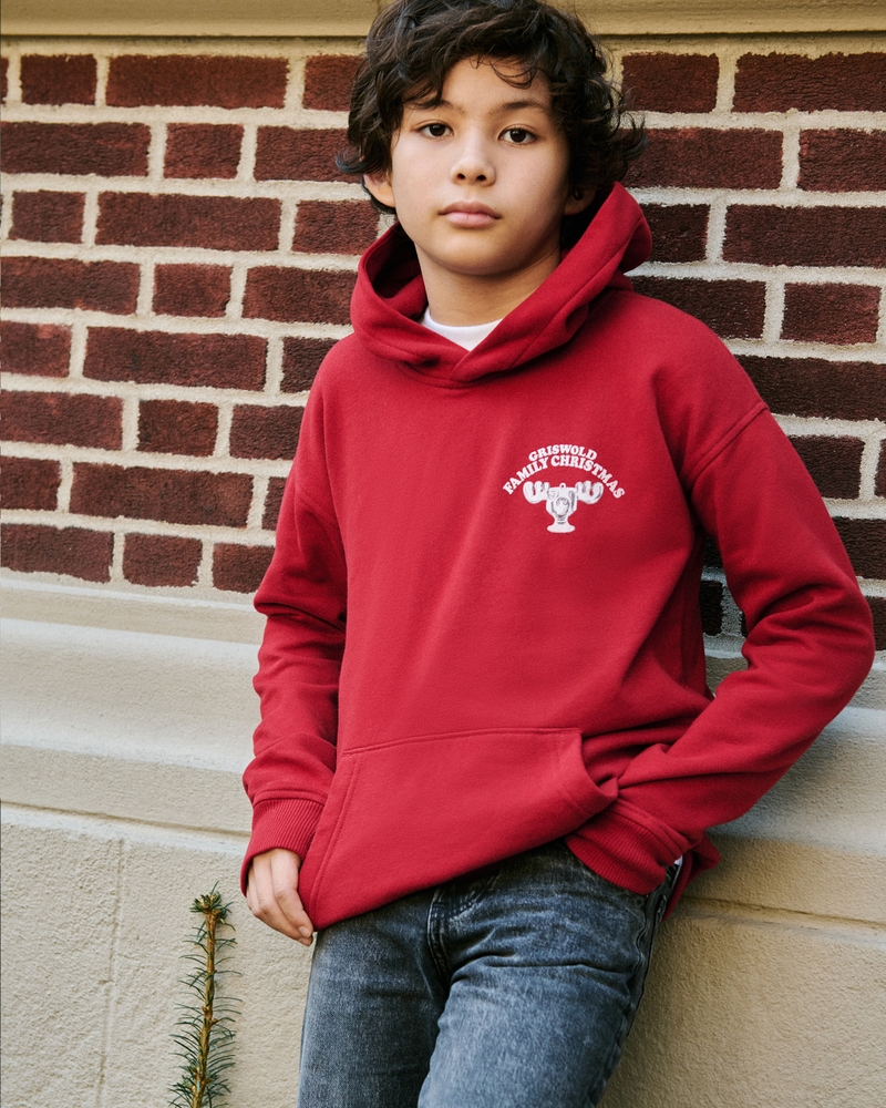 national lampoon's christmas vacation graphic popover hoodie