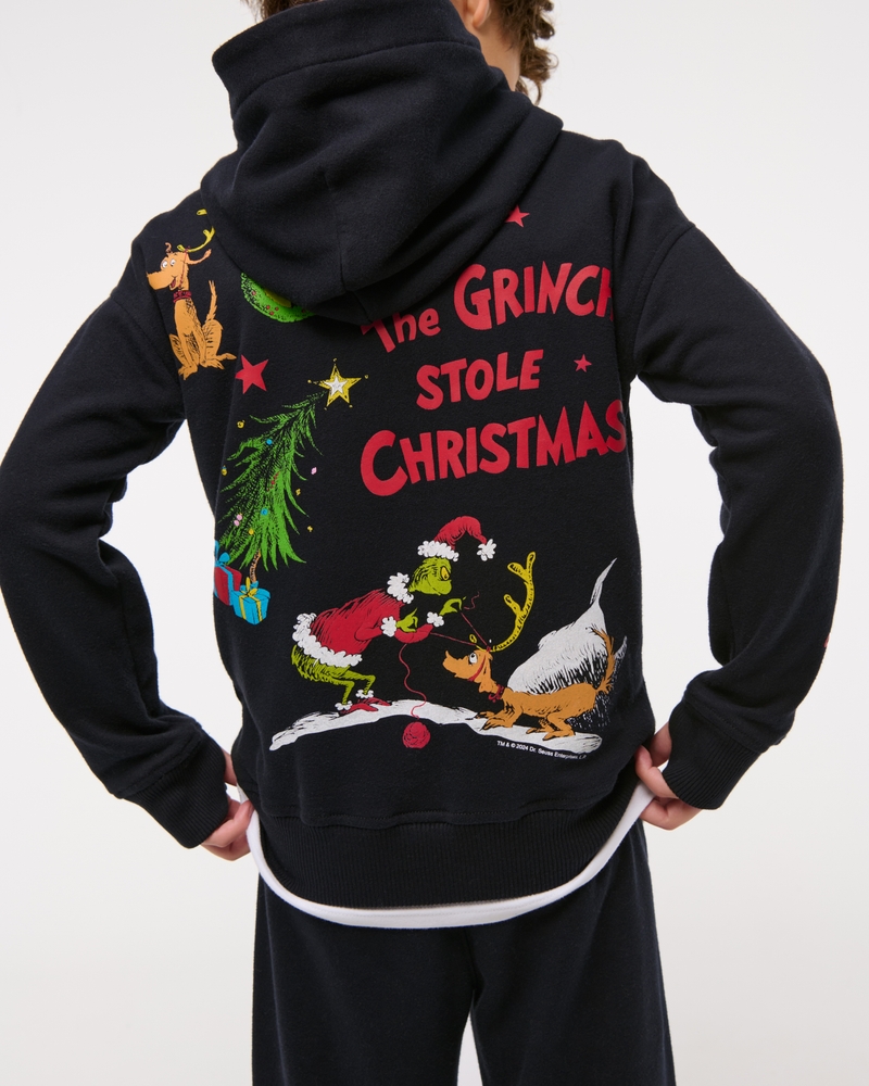 the grinch graphic popover hoodie