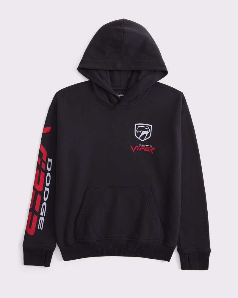 boys viper graphic popover hoodie boys tops Abercrombie
