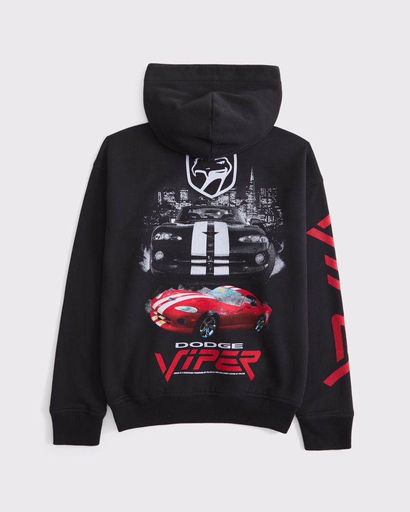viper graphic popover hoodie