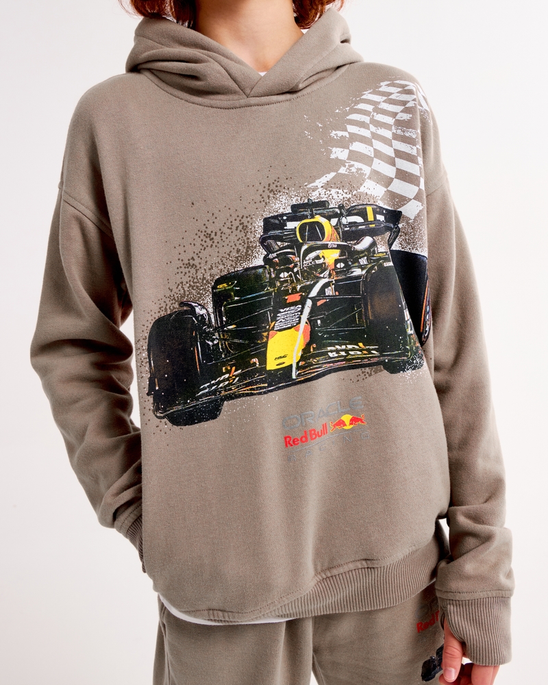 oracle red bull racing graphic popover hoodie