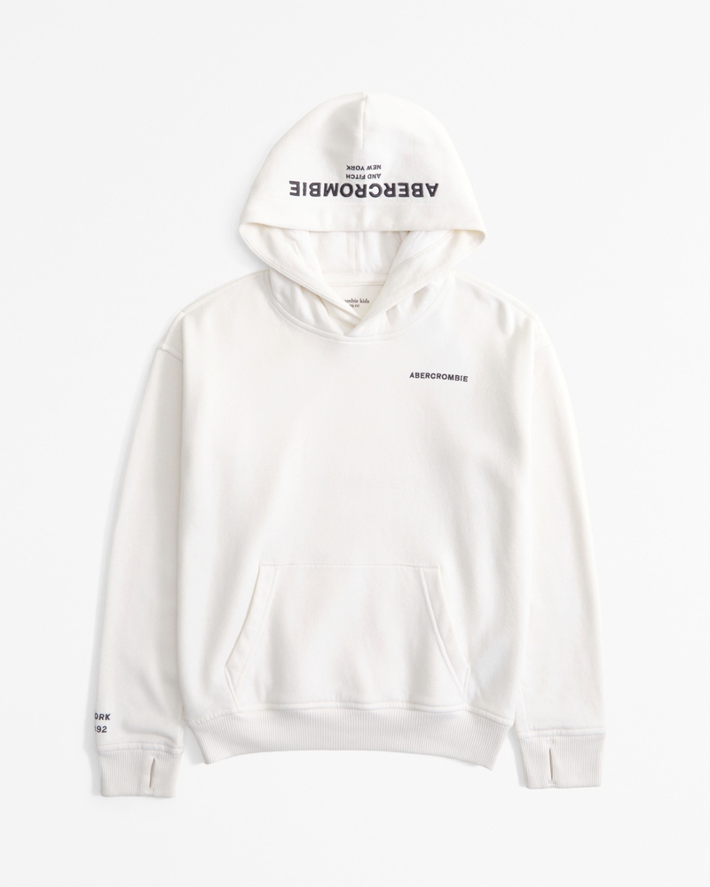 logo popover hoodie