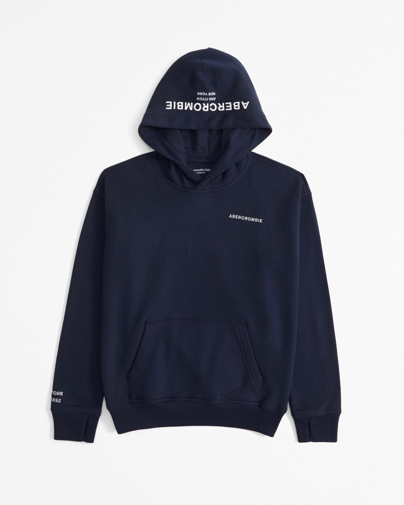 logo popover hoodie