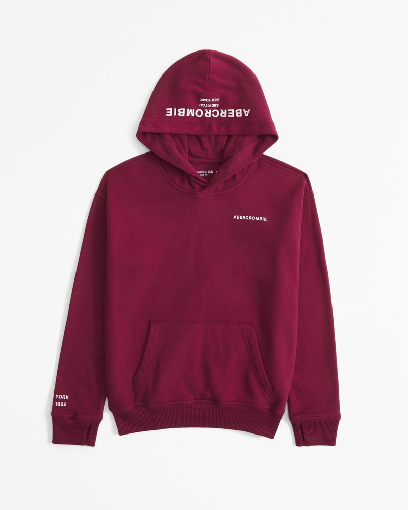 logo popover hoodie