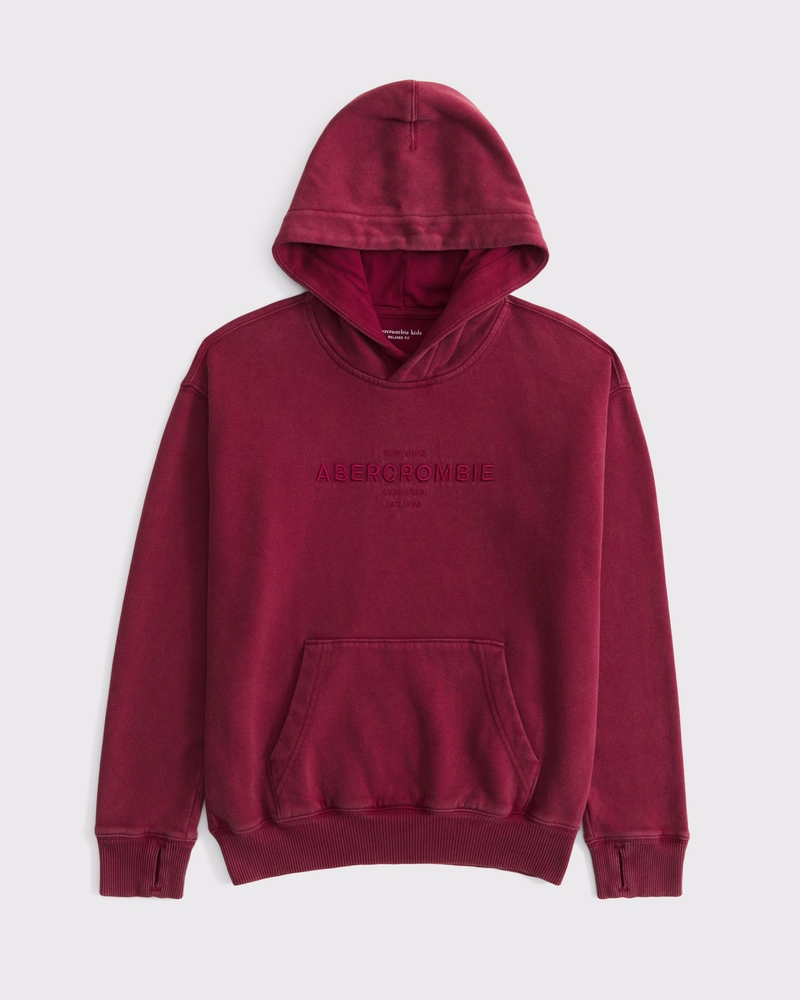 logo popover hoodie