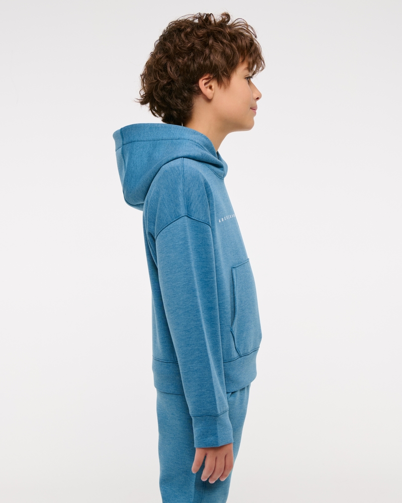 ypb neoknit active logo popover hoodie