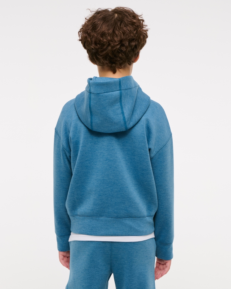 ypb neoknit active logo popover hoodie