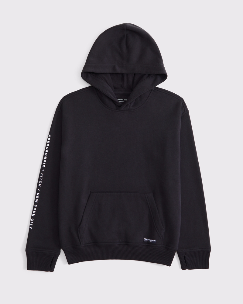 Abercrombie and fitch black hoodie online