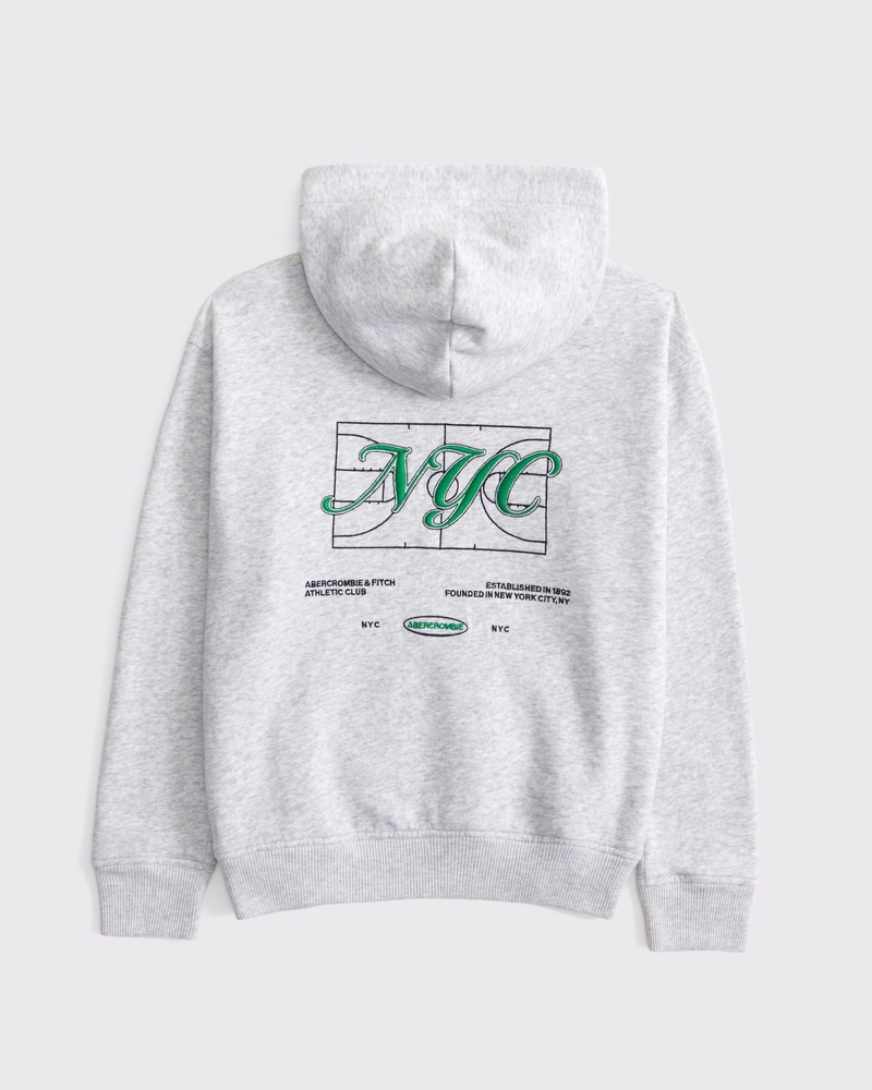 logo popover hoodie