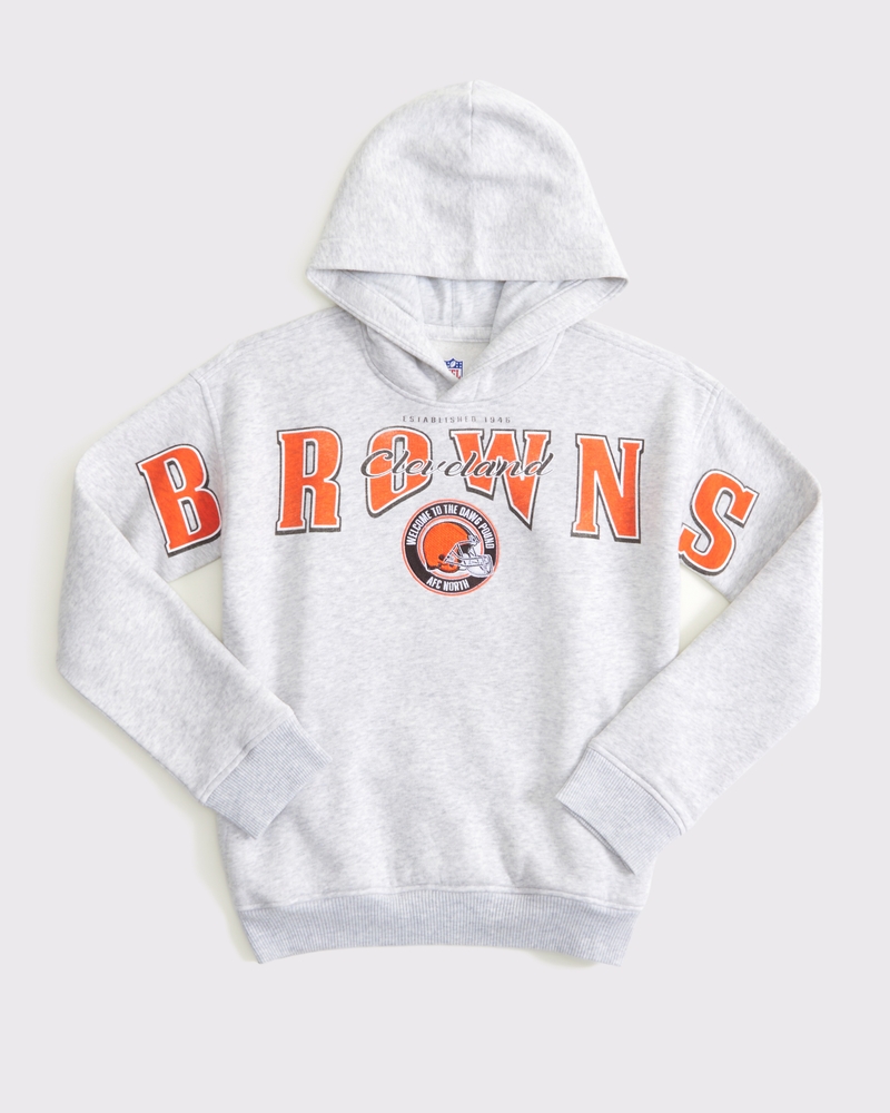 cleveland browns graphic popover hoodie