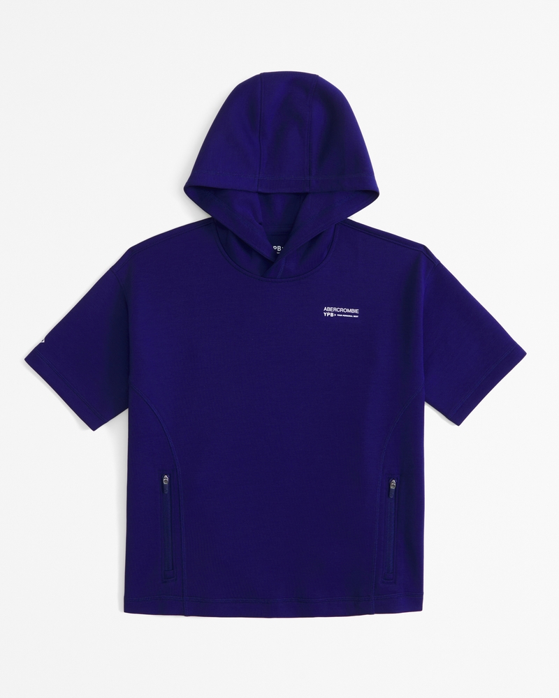 boys ypb neoknit active logo short-sleeve hoodie | boys