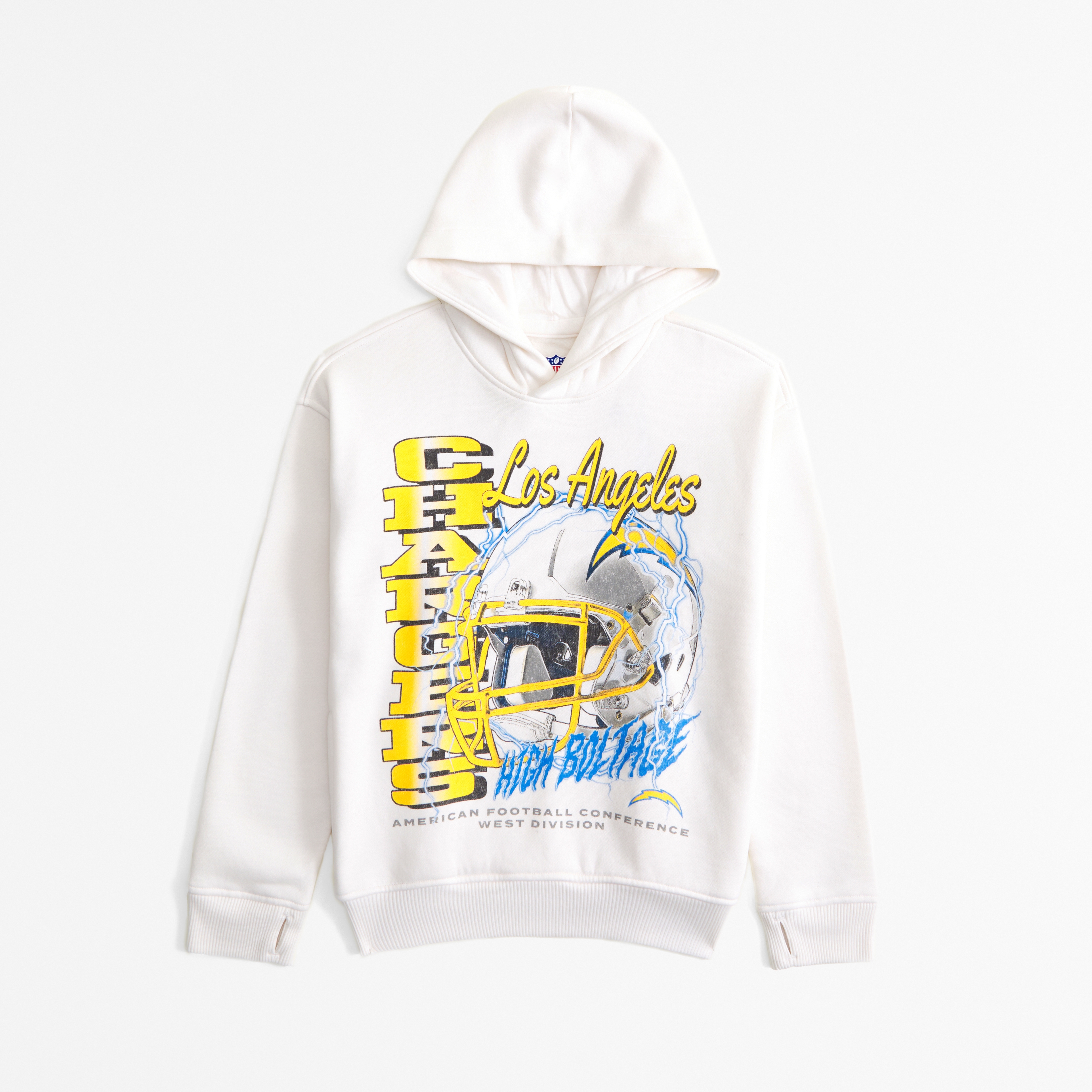 Abercrombie & Fitch Kids' Los Angeles Chargers Graphic Popover Hoodie