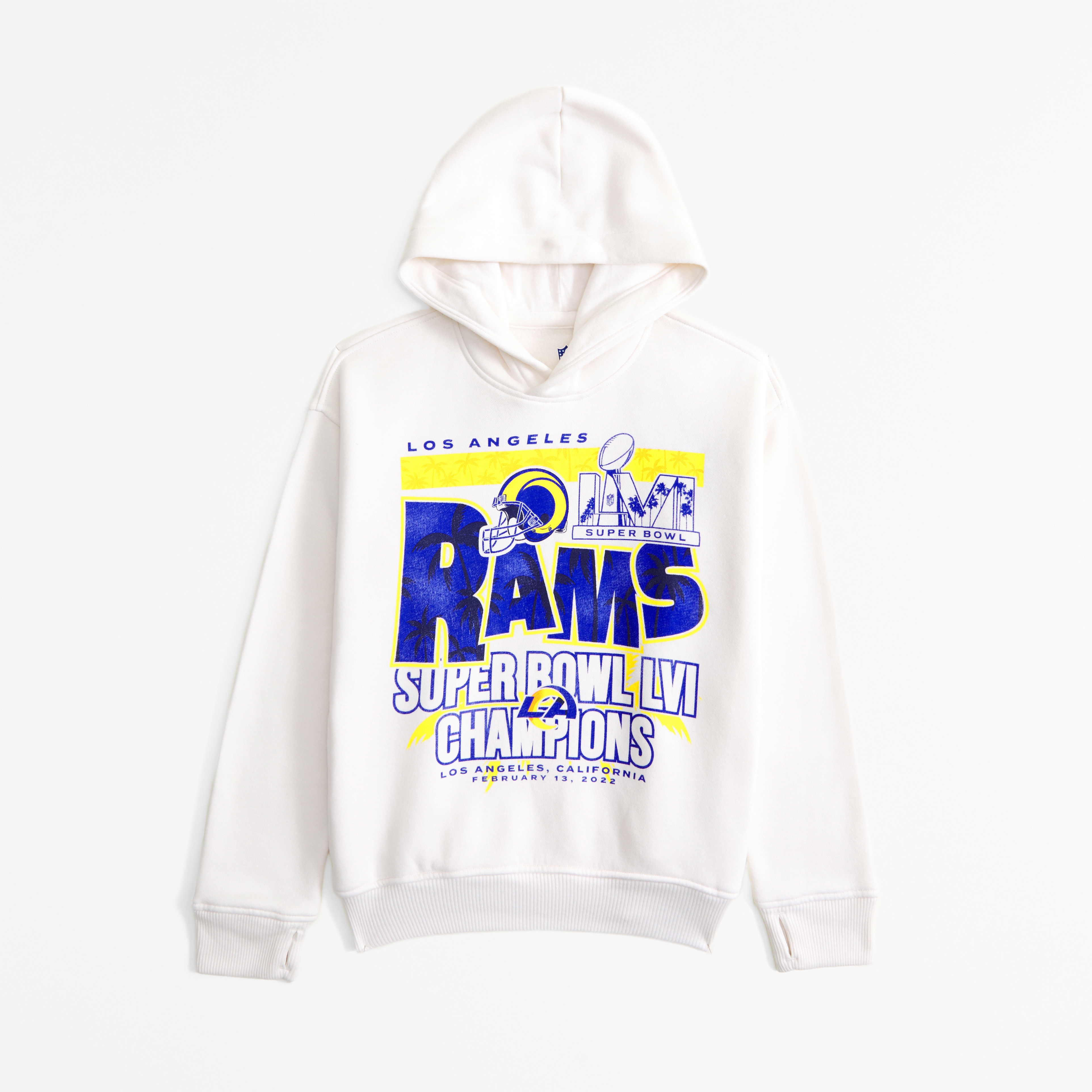 Abercrombie & Fitch Kids' Los Angeles Rams Graphic Popover Hoodie