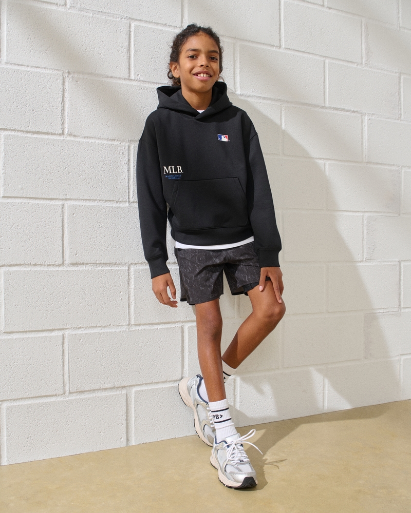 ypb neoknit mlb graphic popover hoodie