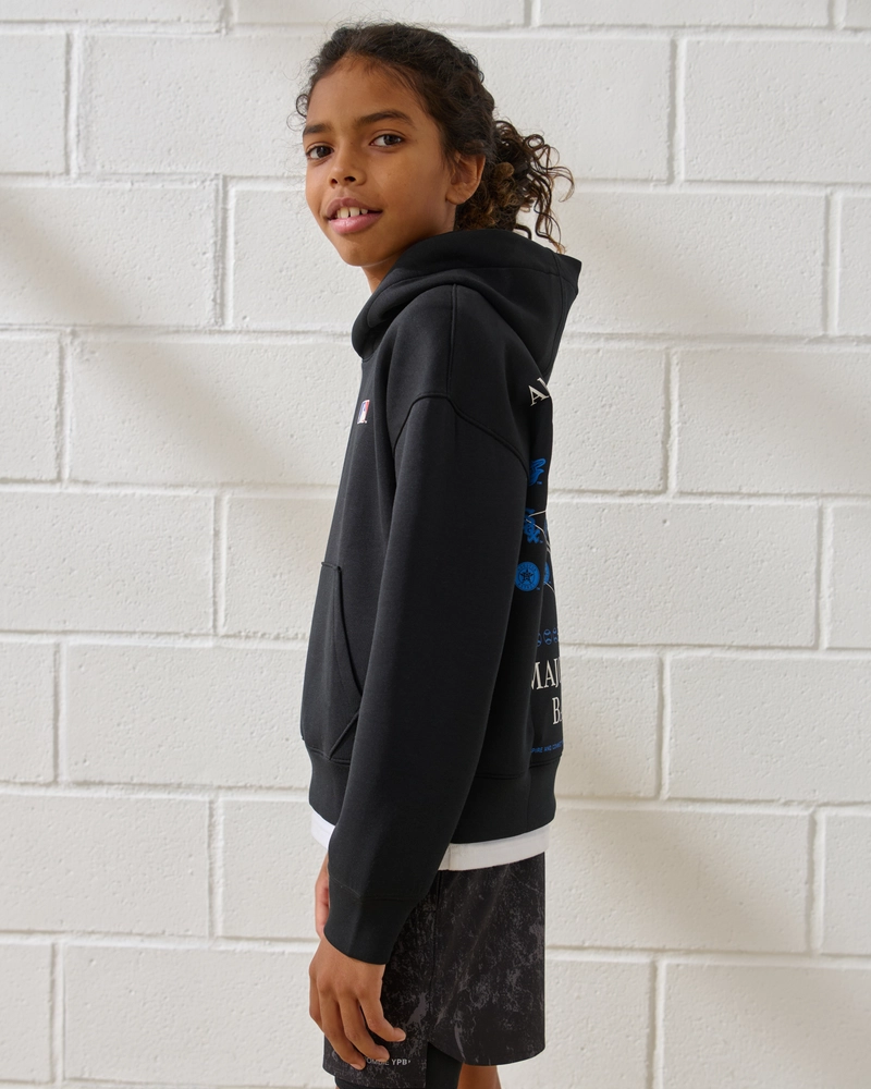 ypb neoknit mlb graphic popover hoodie