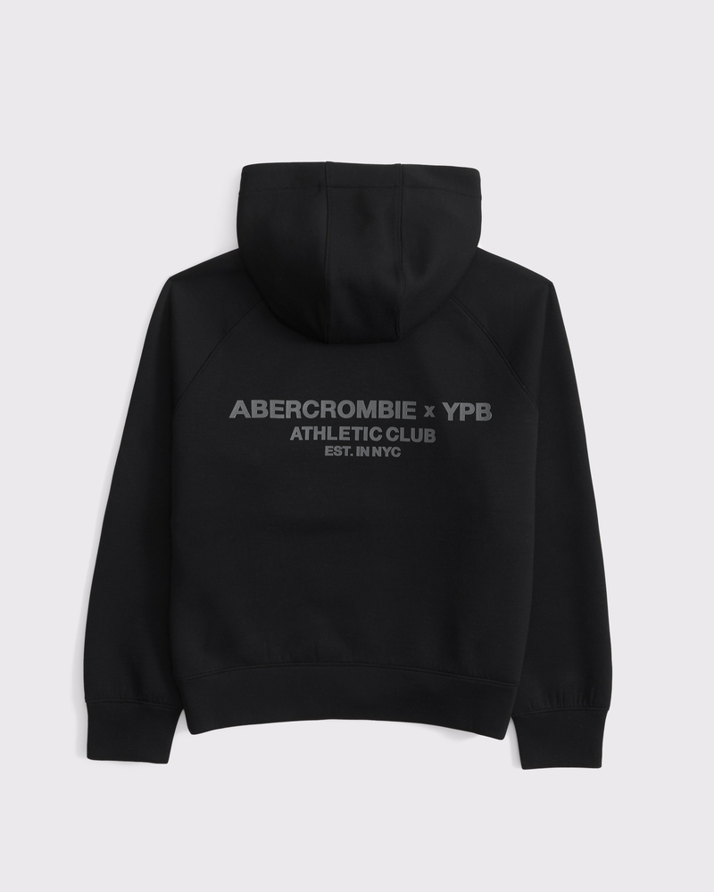 ypb neoknit logo popover hoodie