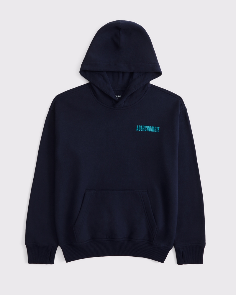 boys logo popover hoodie | boys clearance | Abercrombie.com