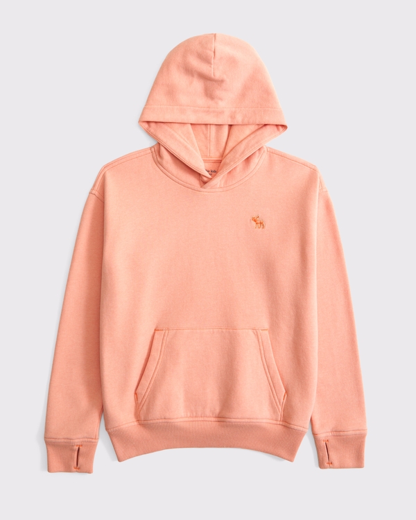 essential icon hoodie, Peach view 1