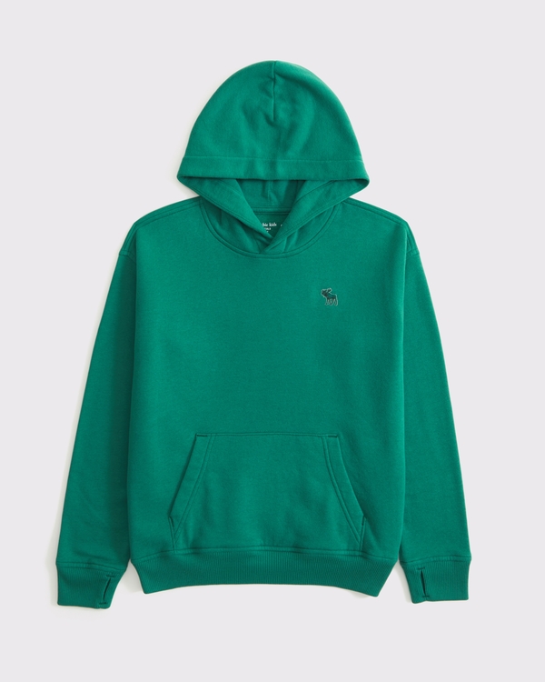musthave logo hoodie, Groen view 1