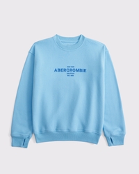 logo crew sweatshirt