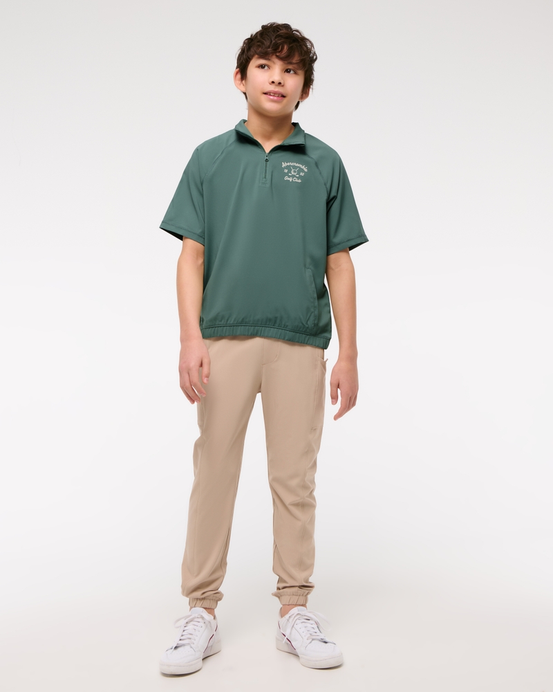 abercrombie golf club short-sleeve quarter-zip