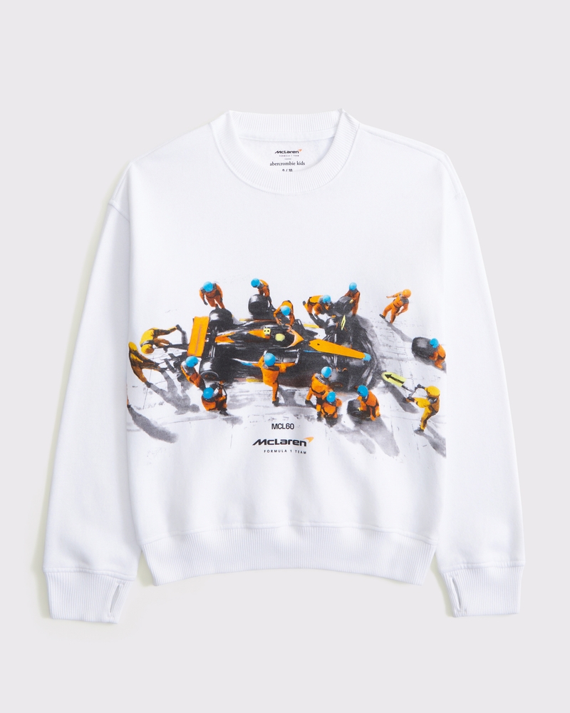boys mclaren graphic crew sweatshirt | boys tops