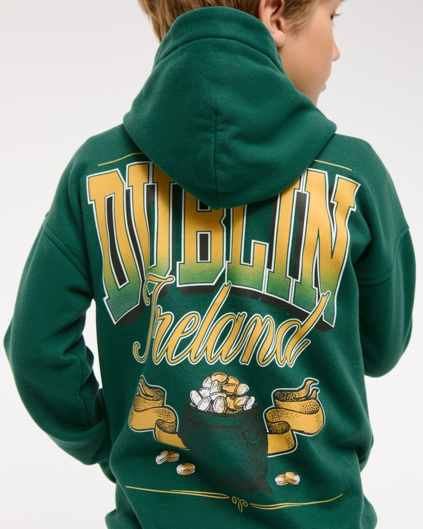 dublin graphic popover hoodie