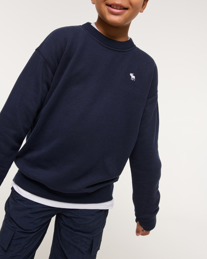 essential icon crew sweatshirt