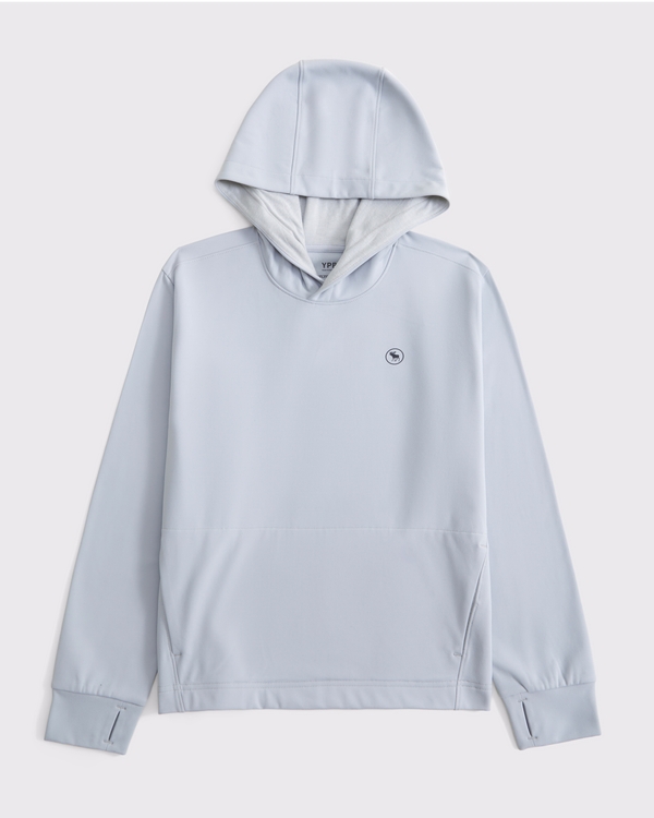 ypb icon popover hoodie, Light Gray view 1
