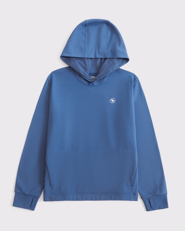 ypb icon popover hoodie, Hazy Blue view 1