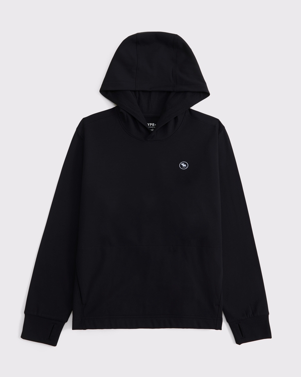 ypb icon popover hoodie, Black view 1