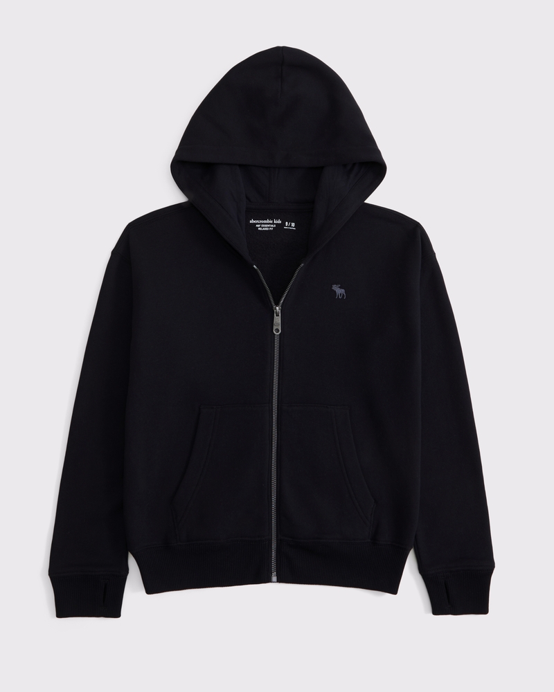 essential icon full-zip hoodie