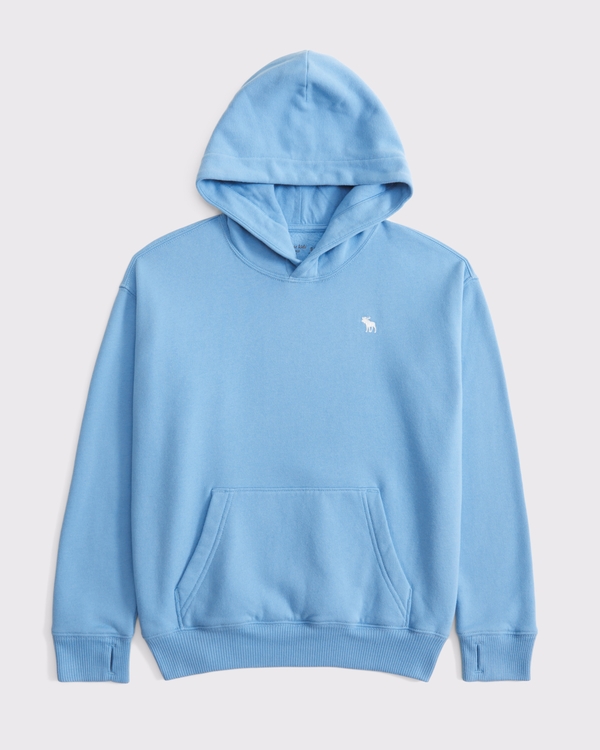 Sweat à capuche indispensable avec logo, Bleu view 1