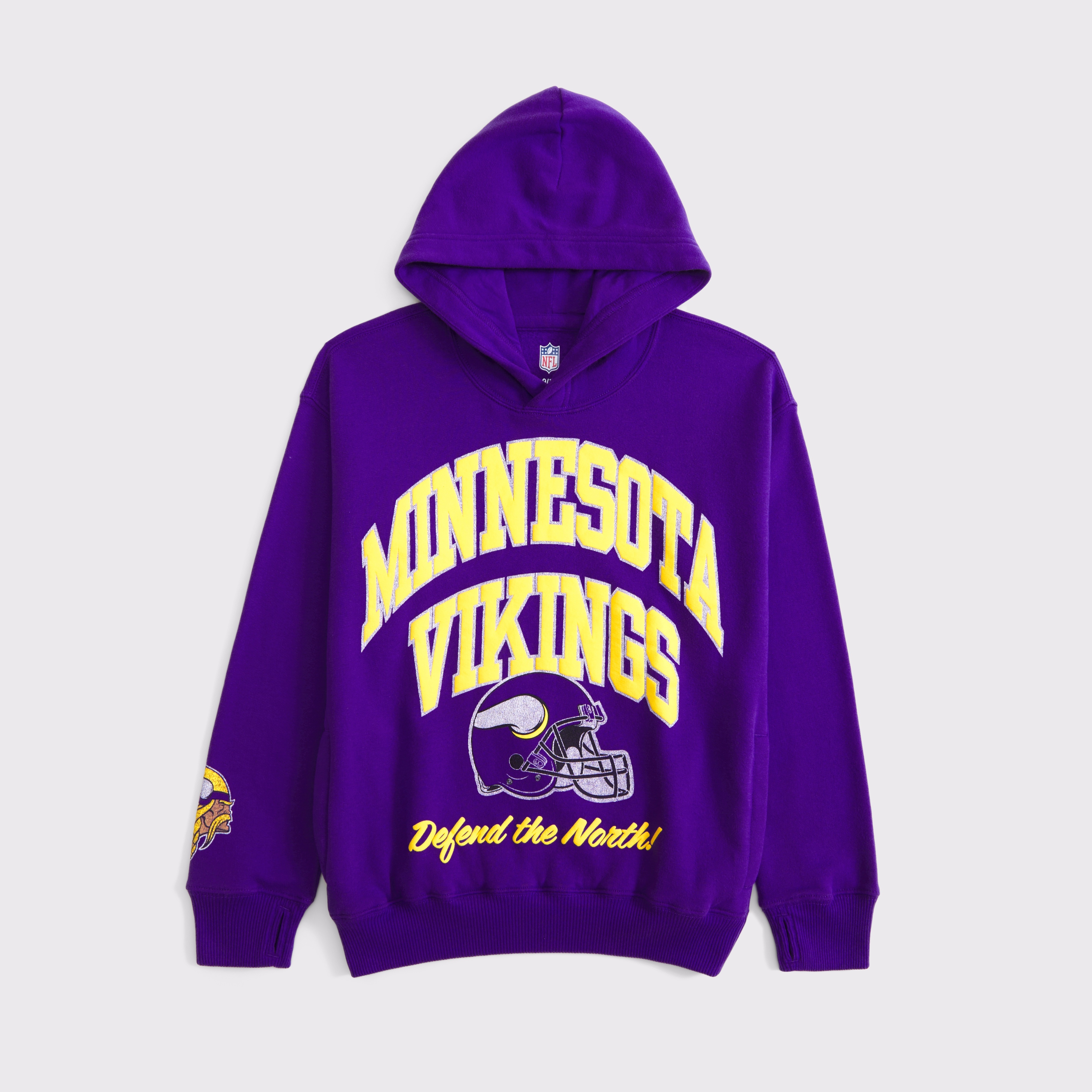 Abercrombie & Fitch Kids' Minnesota Vikings Graphic Popover Hoodie