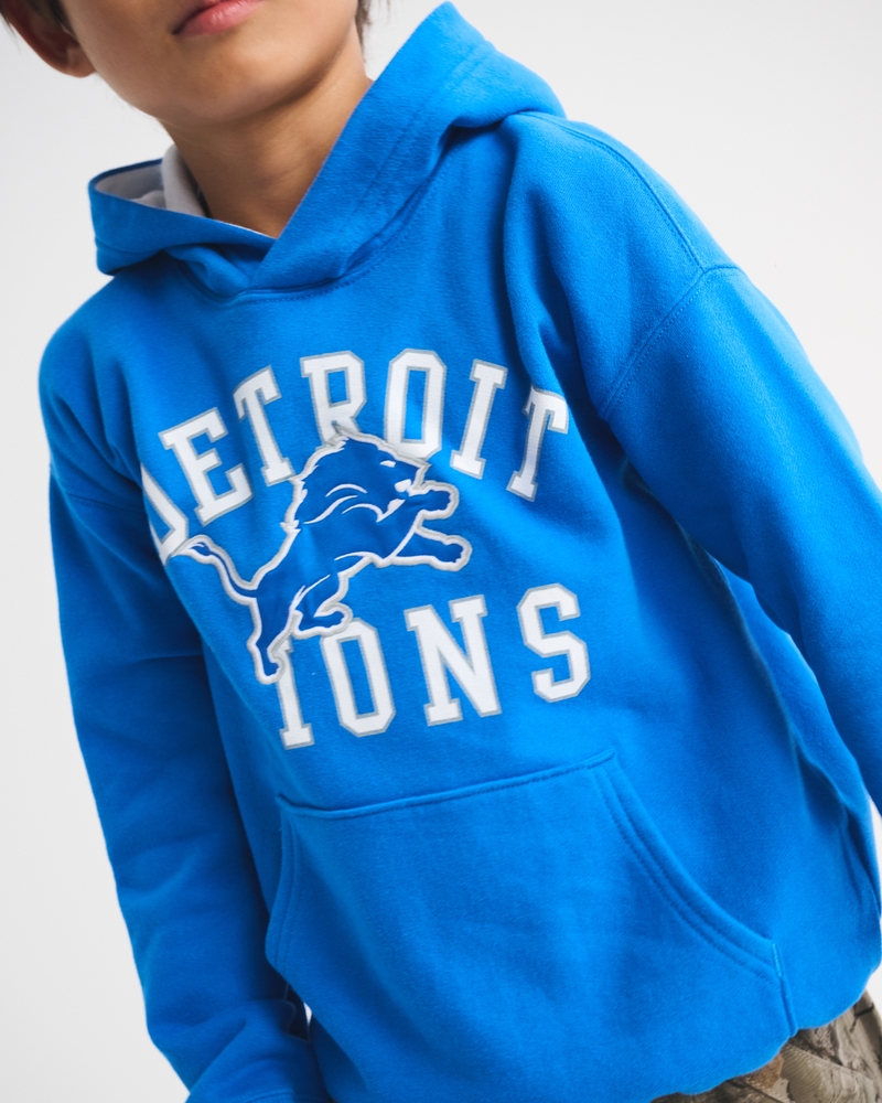 detroit lions graphic popover hoodie